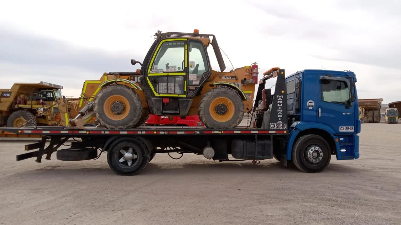 Servicio de grúa de rescate para vehículos y maquinaria