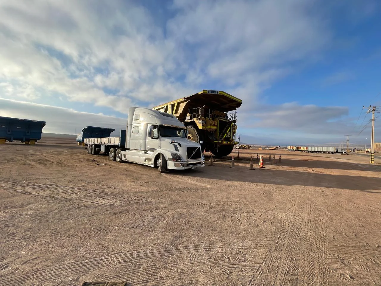 Operación logística para minería