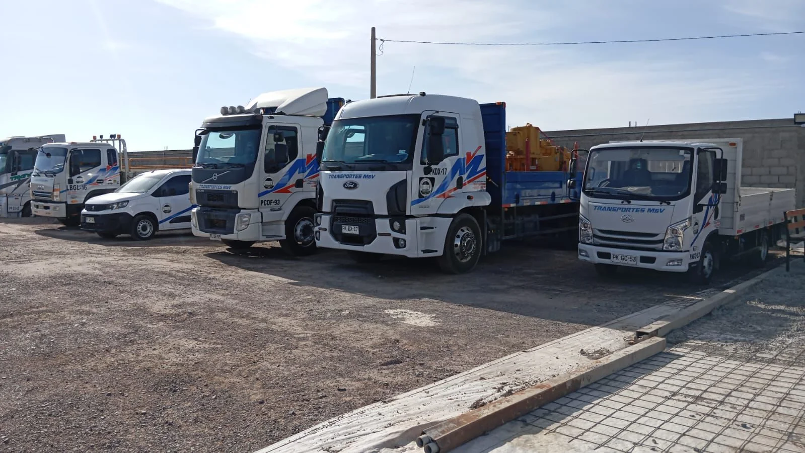 Flota y equipos Transportes MYV